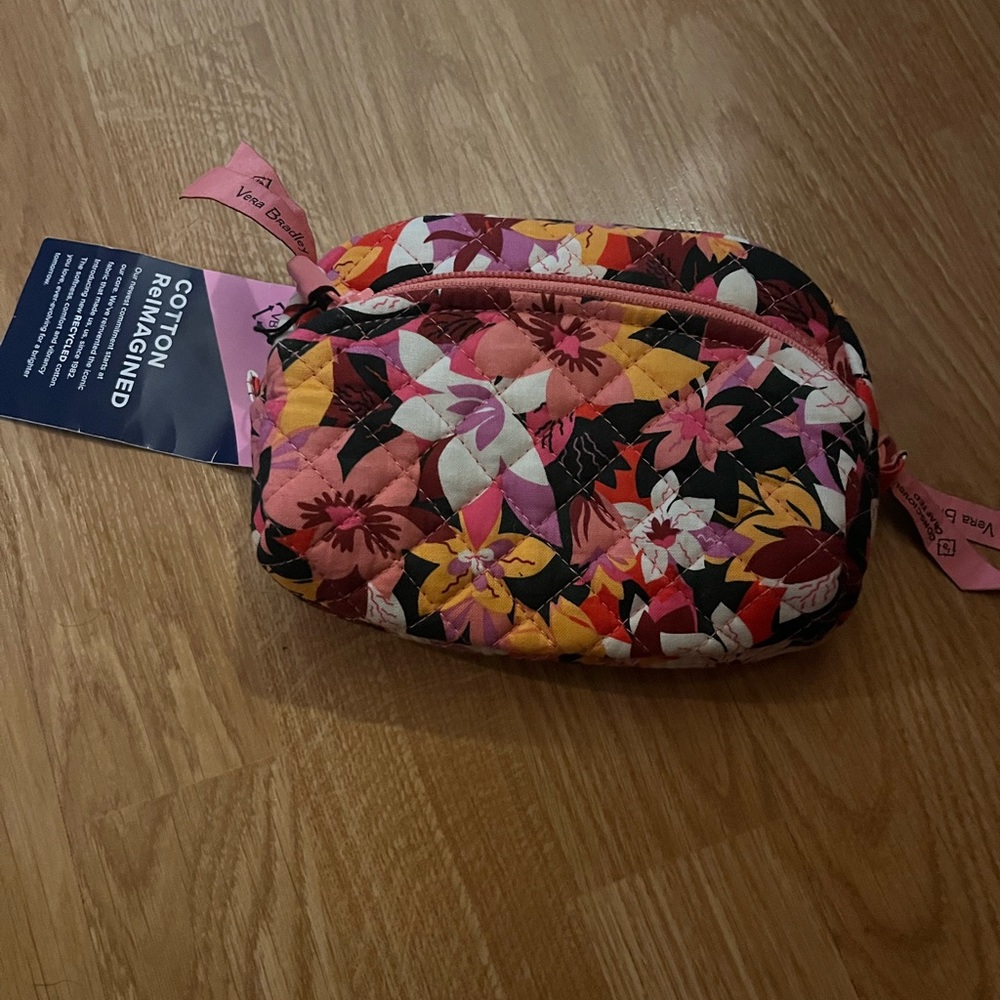 Vera Bradley Rosa Floral Small Cosmetic Case